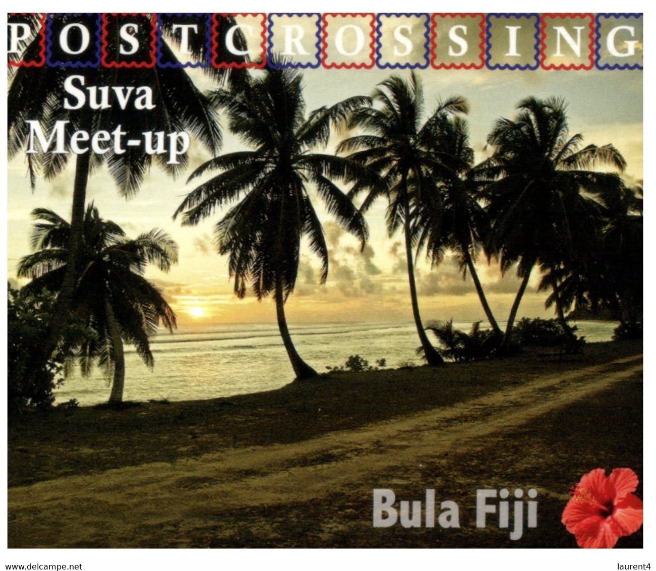 (NN 14) POSTCROSSING - Fiji Meet-up - Bula (welcome) - Fidji