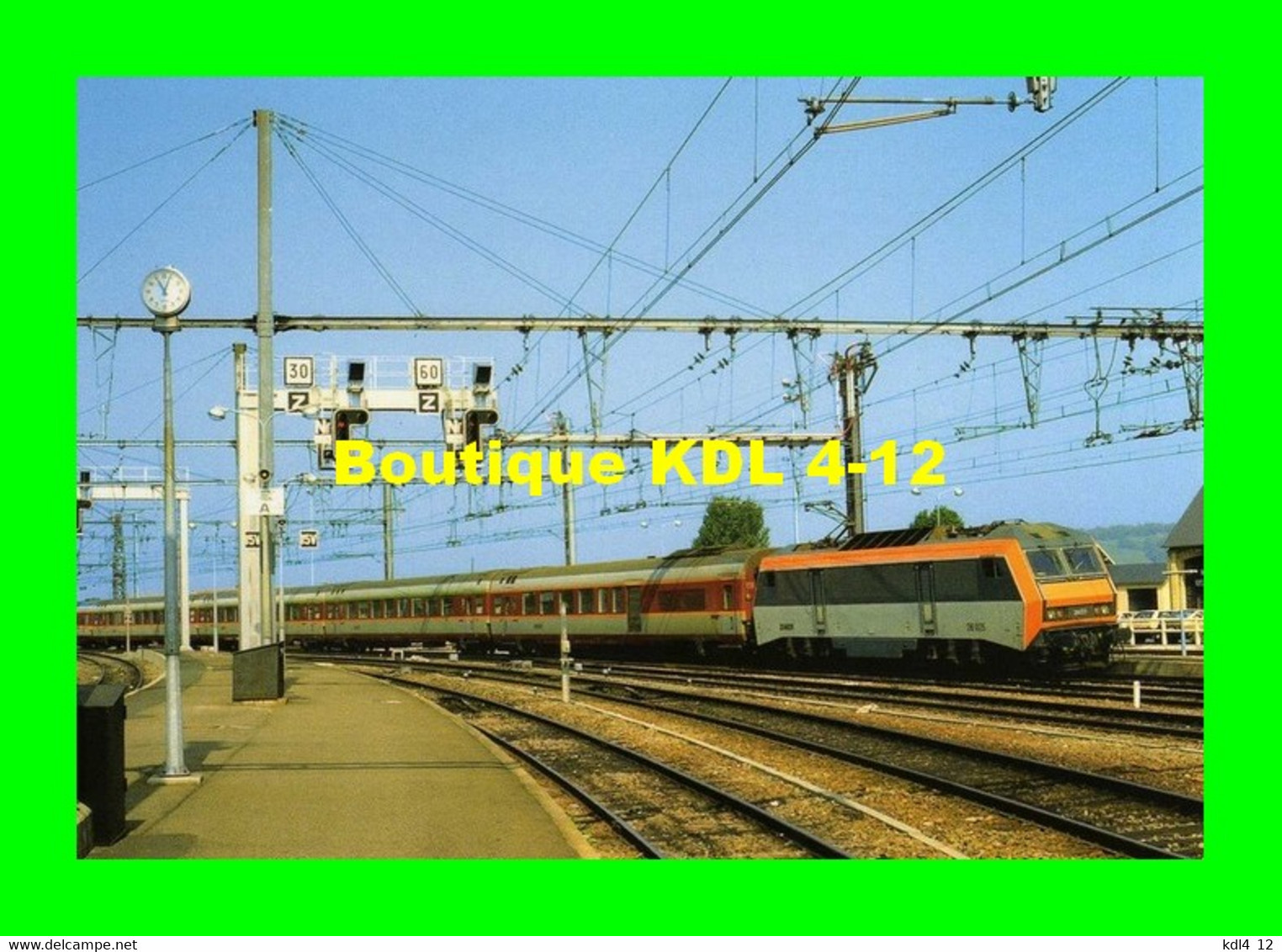 RU 0633- Train Le Turenne - Loco BB 26025 En Gare - BRIVE LA GAILLARDE - Corrèze - SNCF - Brive La Gaillarde