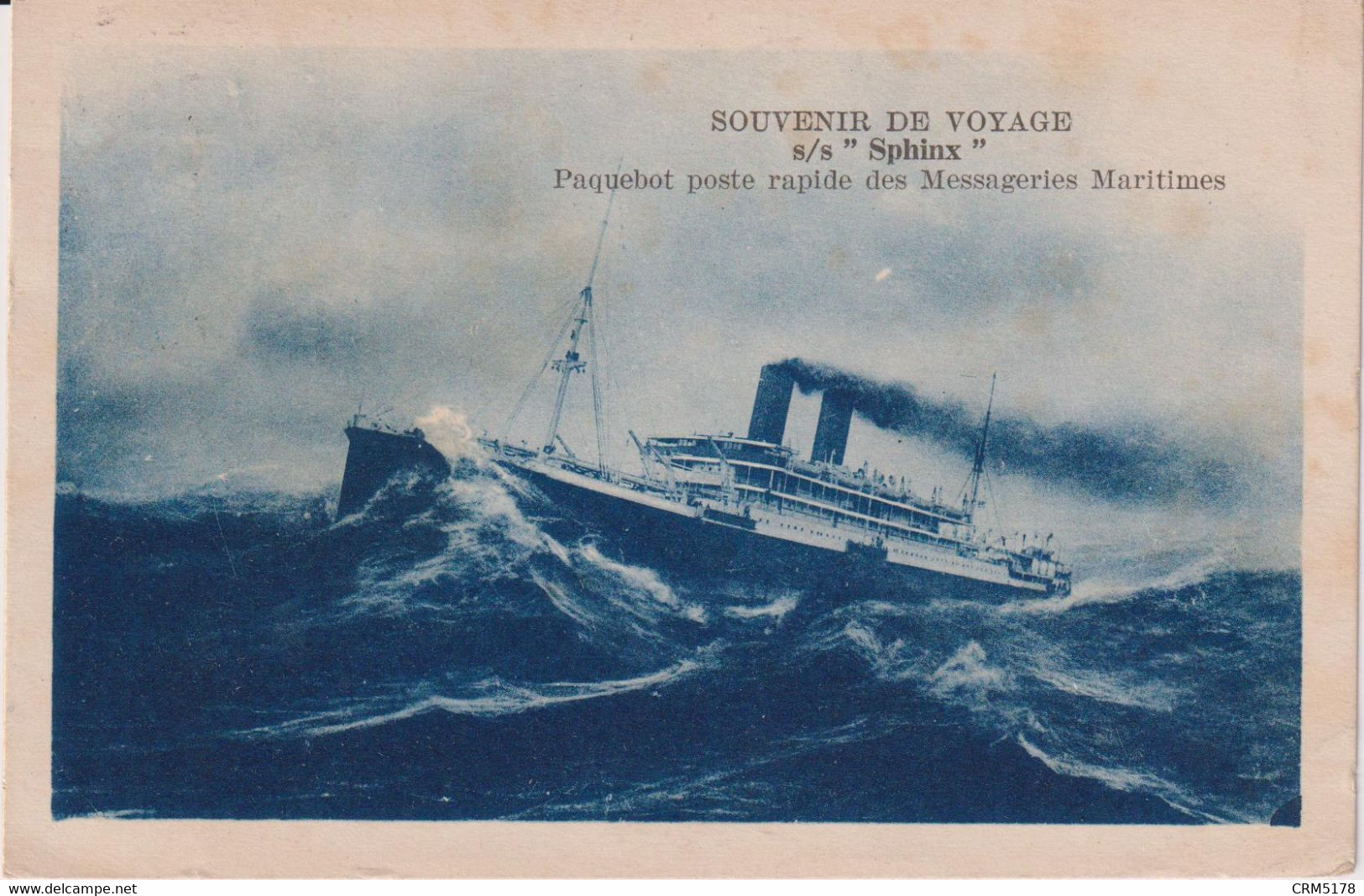 POSTE MARITIME-TP N° 190 OB-EN ESCALE PORT SAÏD-EGYPTE  1937-PAQUEBOT S/s "SPHINX" CP 1937 - Autres & Non Classés