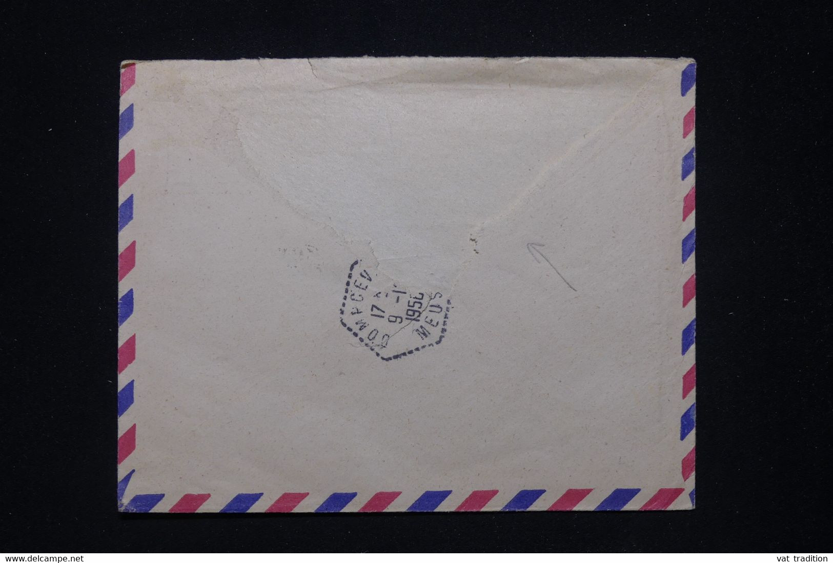 FRANCE - Enveloppe En Fm Illustrée Du Général De Gaulle Avec Cachet De Vaguemestre En 1956 Pour La France - L 95137 - Oorlog In Algerije