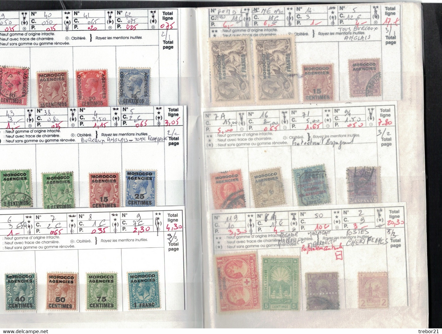 MAROC - COTE YVERT = 757 €uros  - Deux Carnets - Collections (en Albums)