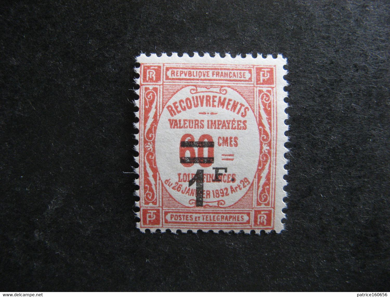 TB Taxe N° 53 , Neuf XX . - 1859-1959.. Ungebraucht