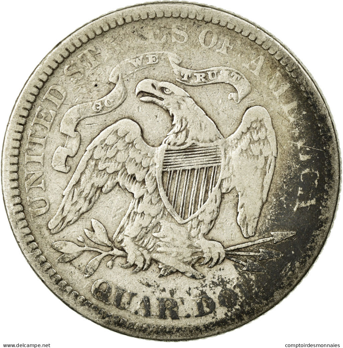 Monnaie, États-Unis, Seated Liberty Quarter, Quarter, 1876, U.S. Mint - 1838-1891: Seated Liberty