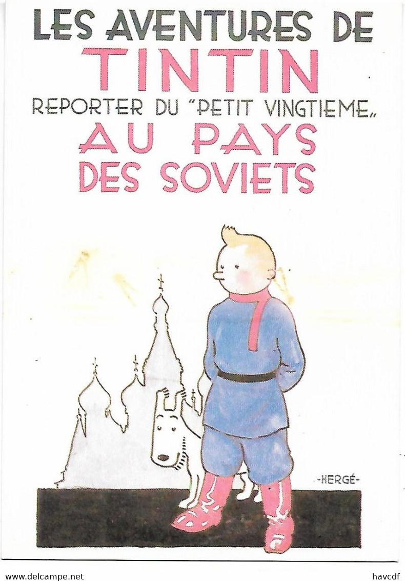 CPM - EDITIONS ARNO - Les Aventures De TINTIN AU PAYS DES SOVIETS - Hergé