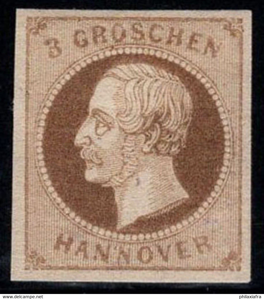 Hannover 1861 Mi. 19 Neuf * 60% Roi George V, 3 Gr, Célébrités - Hanovre