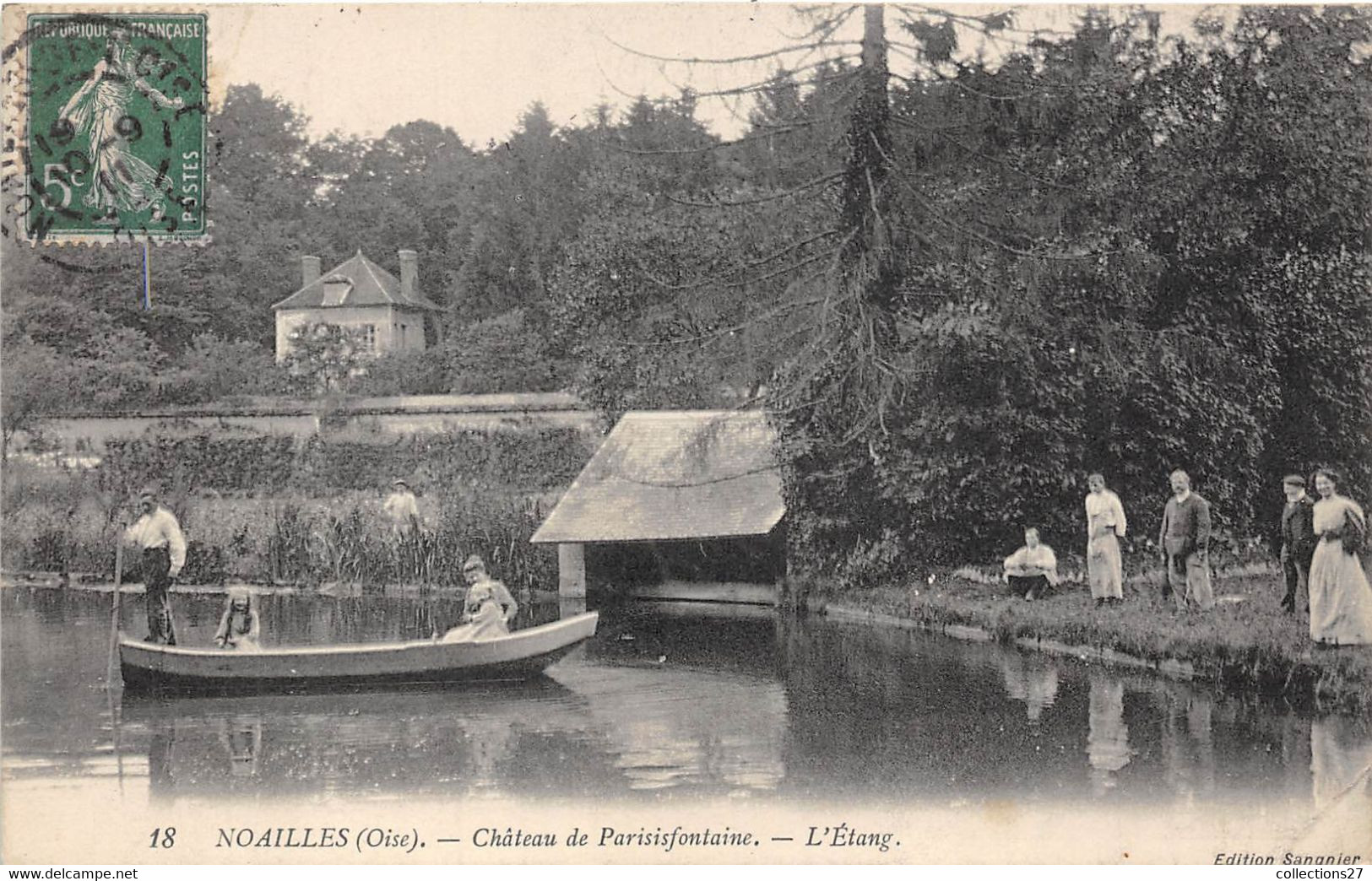 60-NOAILLES- CHÂTEAU DE PARISISFONTAINE - L'ETANG - Noailles