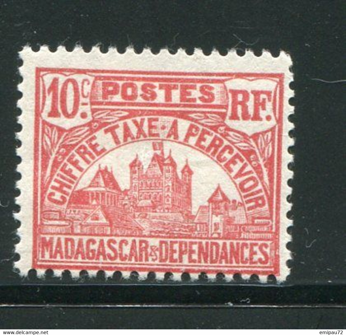 MADAGASCAR- Taxe Y&T N°11- Oblitéré - Timbres-taxe