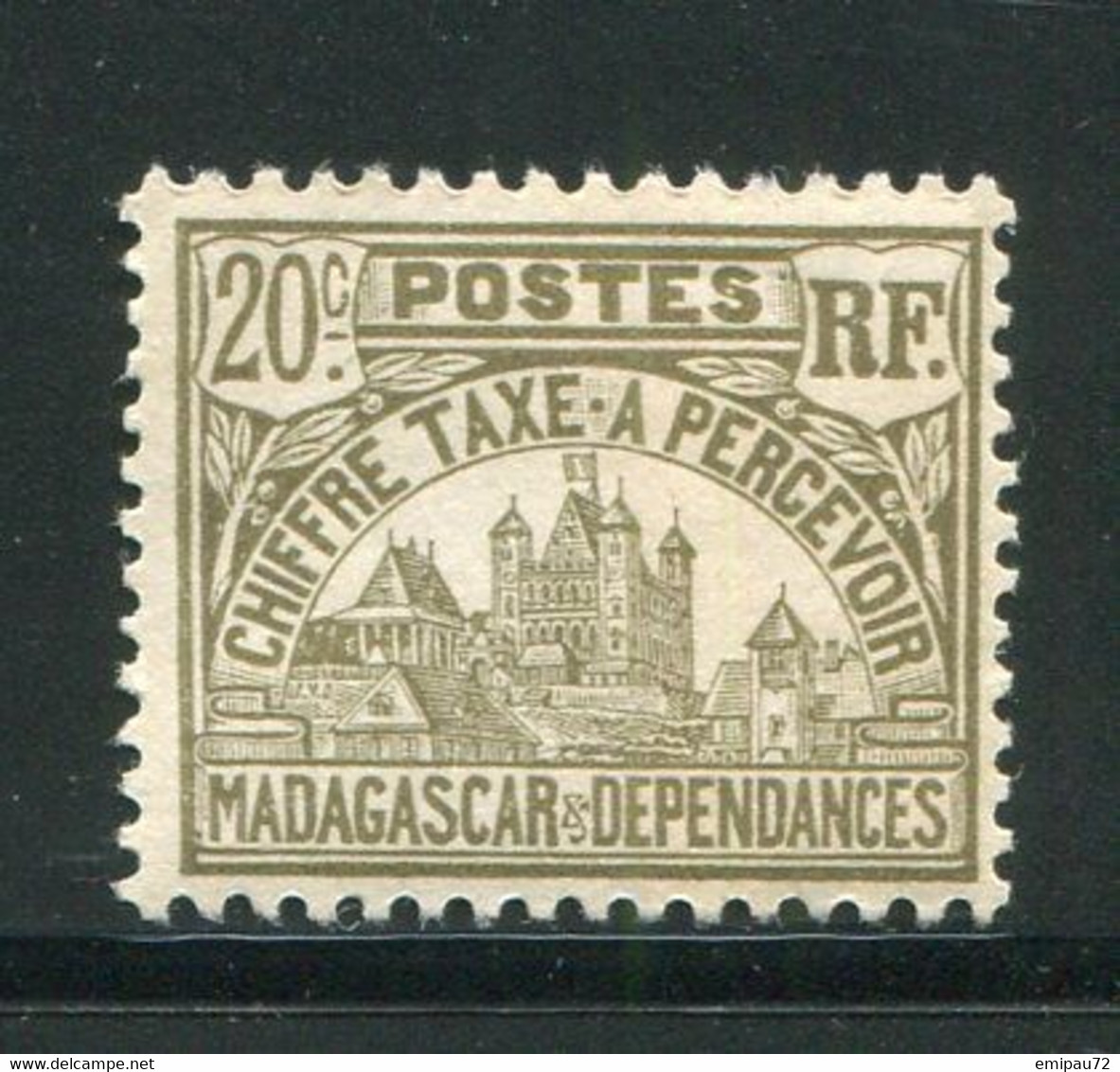 MADAGASCAR- Taxe Y&T N°12- Neuf Avec Charnière * - Timbres-taxe