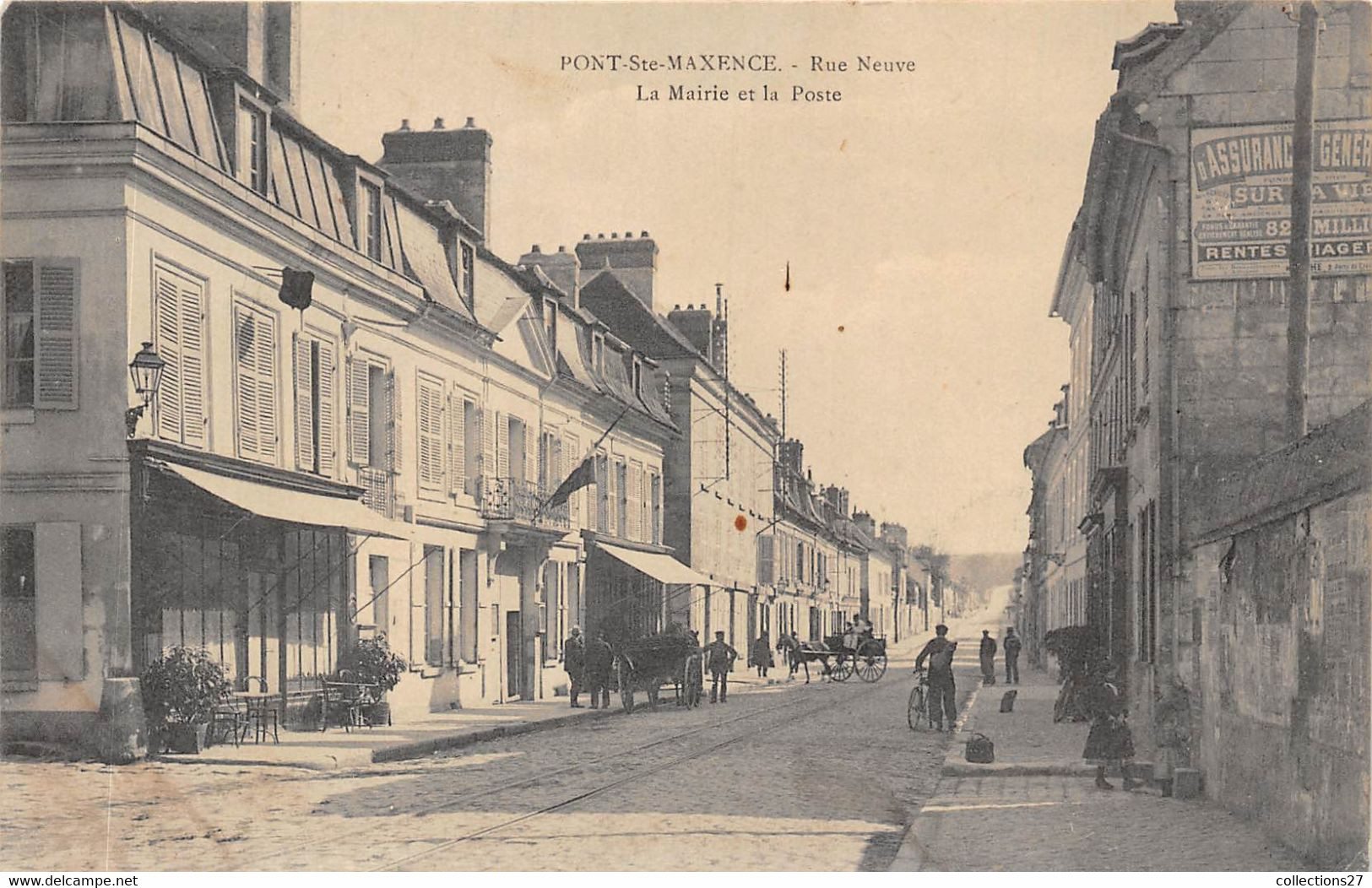 60-PONT-SAINTE-MAXENCE- LA MAIRIE ET LA POSTE - Pont Sainte Maxence