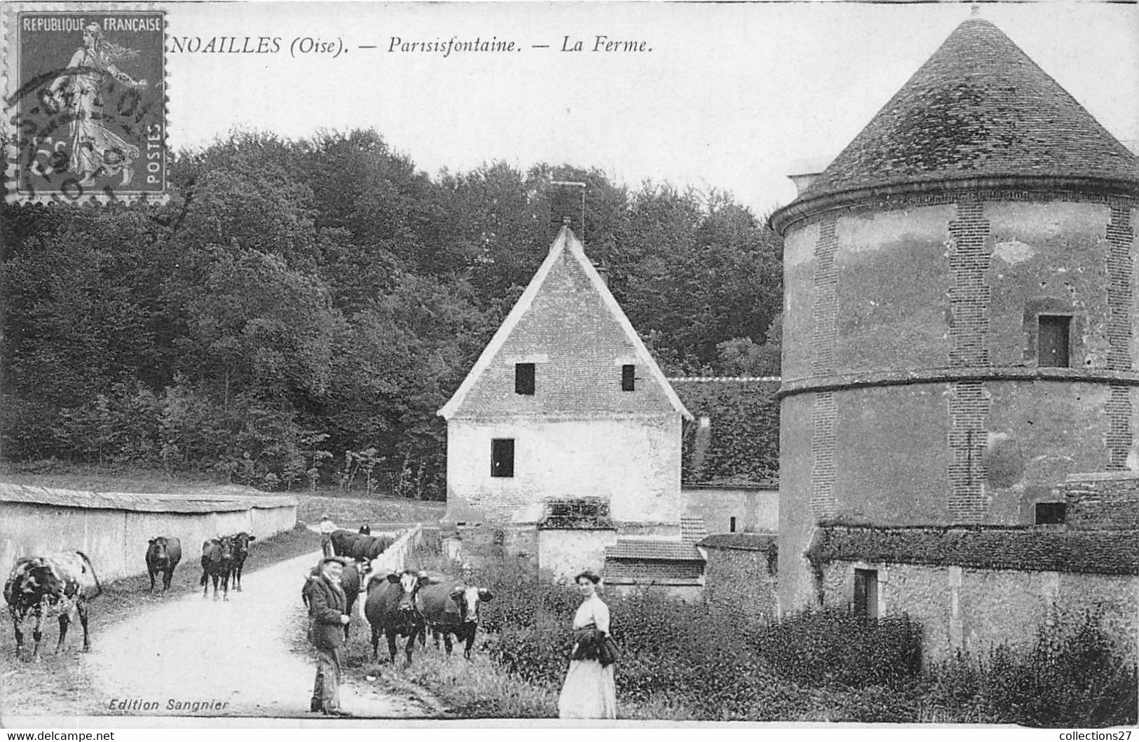 60-NOAILLES- PARISSISFONTAINE , LA FERME - Noailles
