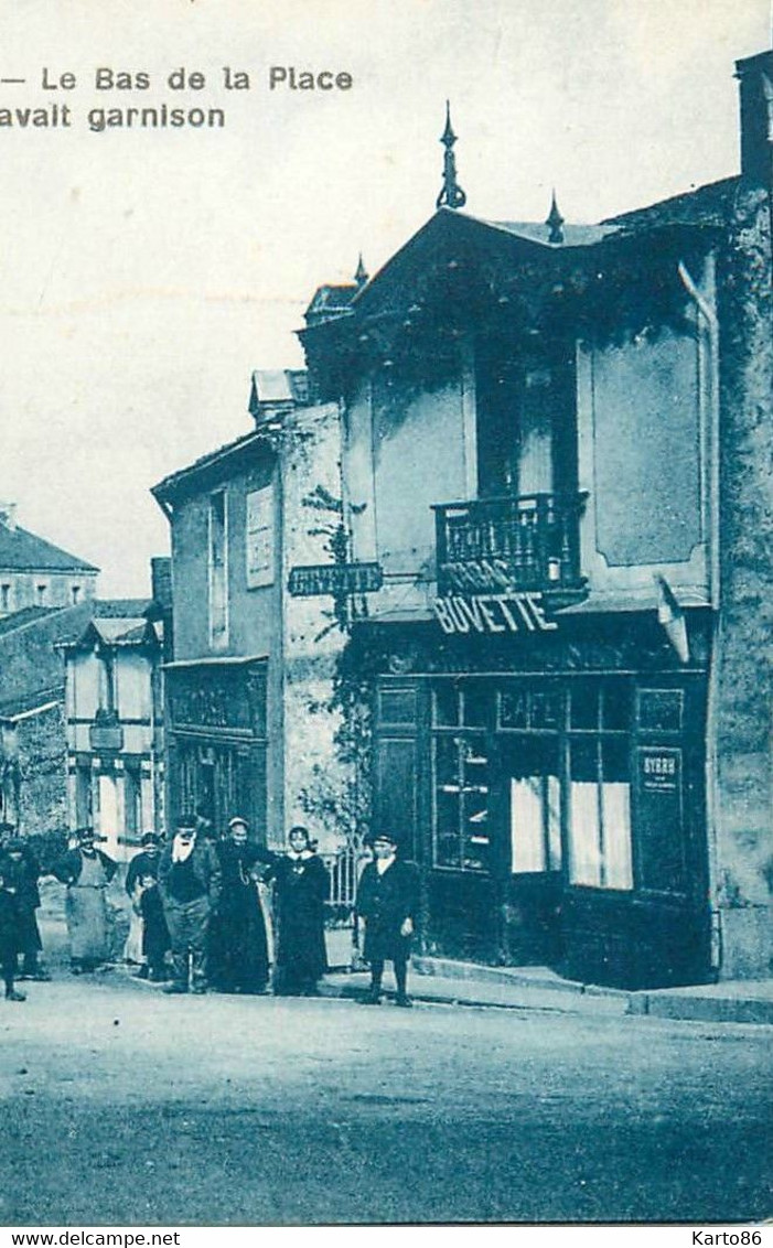 Bouguenais * Débit De Tabac Tabacs Buvette , La Bas De La Place * Pendant La Guerre , Alors Qu'il Y Avait Garnison ! - Bouguenais