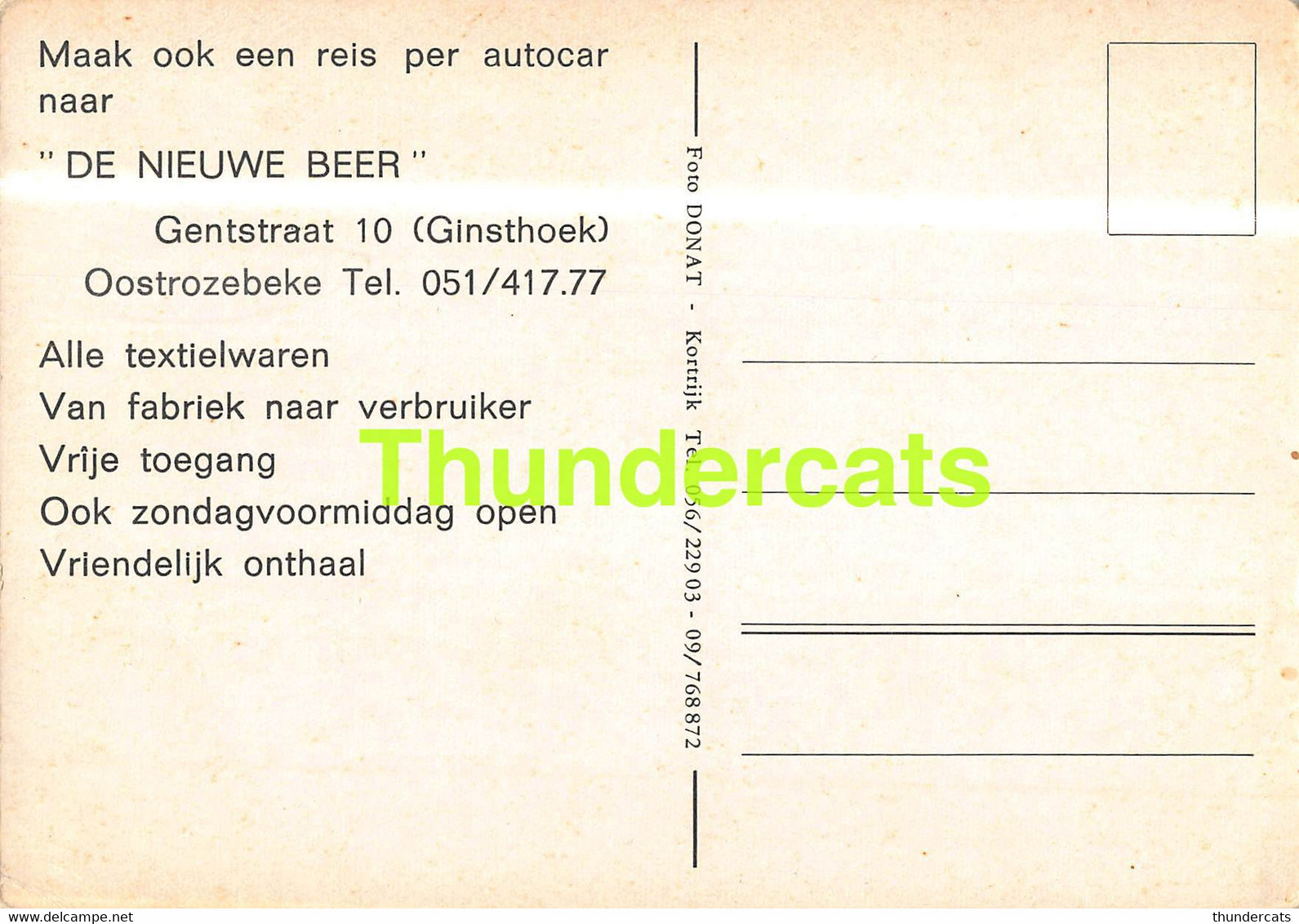 CPSM OOSTROZEBEKE DE NIEUWE BEER IN DE NIEUWEN BEER VOKSWAGEN VW ( PLOOITJE - PLI  ) - Oostrozebeke