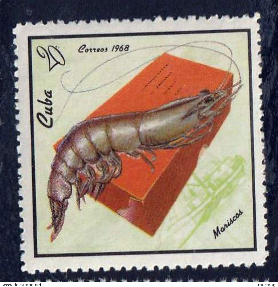 CUBA - Faune, Coq, Crevette, Poisson - N° 1213-1215 - MNH - 1968 - Unused Stamps