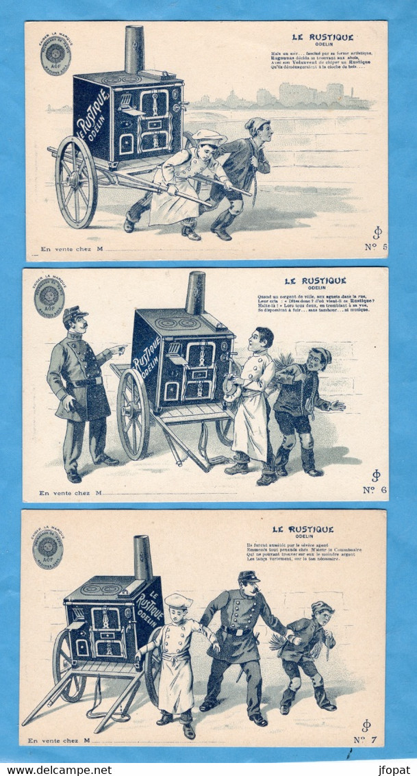 PUBLICITE - Pour Les Fours "le Rustique Odelin" Lot De 9 Cartes - Publicidad