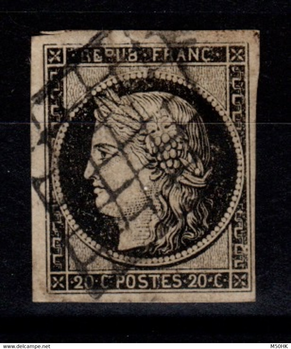 Ceres 1849 - YV 3 Oblitéré LUXE Cote 65 Euros - 1849-1850 Ceres