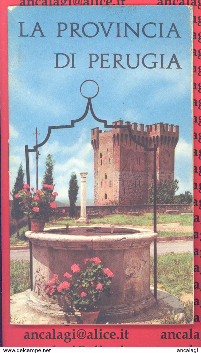 LIBRI 1667 - LA PROVINCIA DI PERUGIA - Simpatico Opuscolo Con Foto E Disegni A Colori Dei Luoghi - Anni '60 - Turismo, Viajes