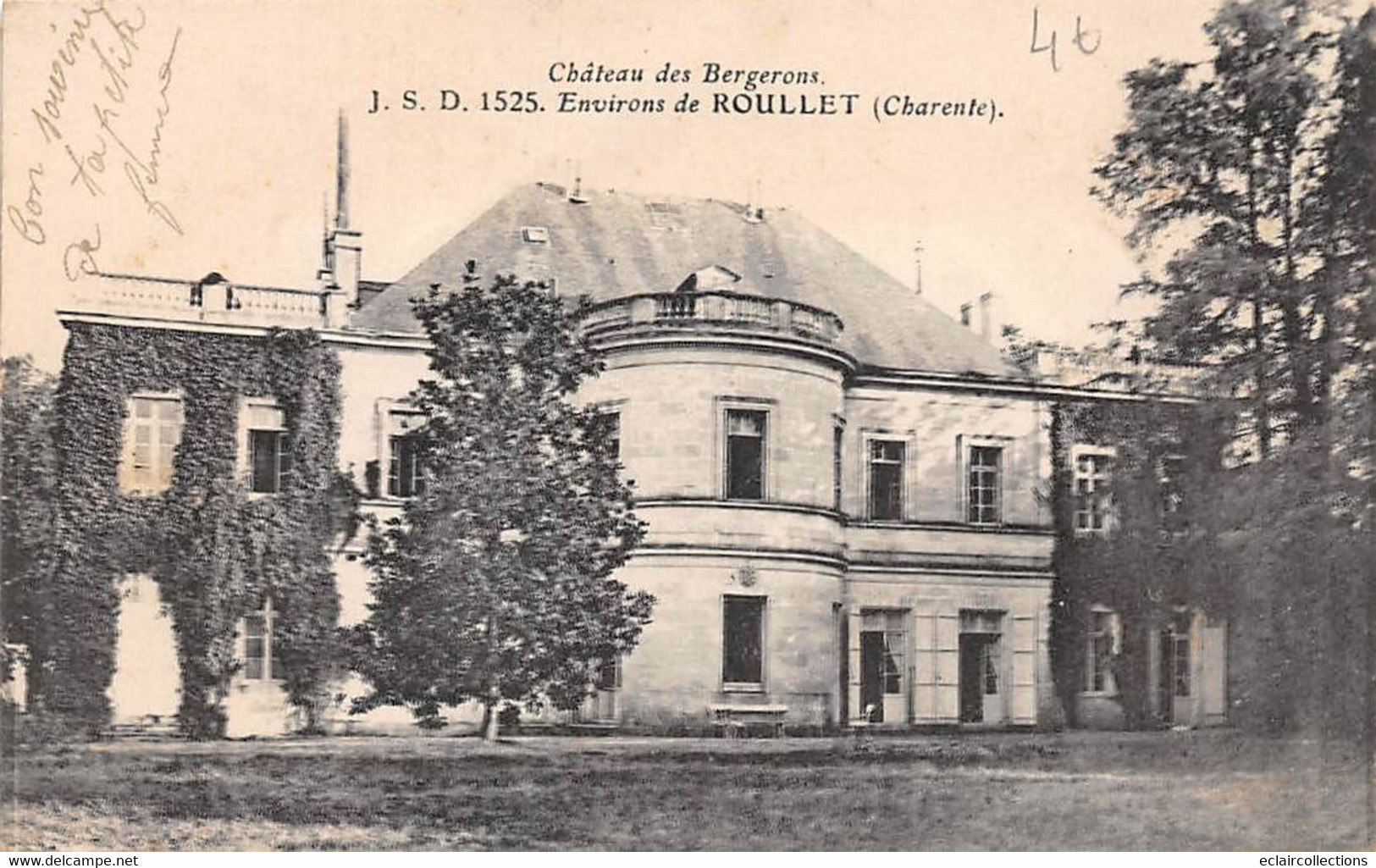 Roullet        16      Château Des Bergerons         (voir Scan) - Autres & Non Classés