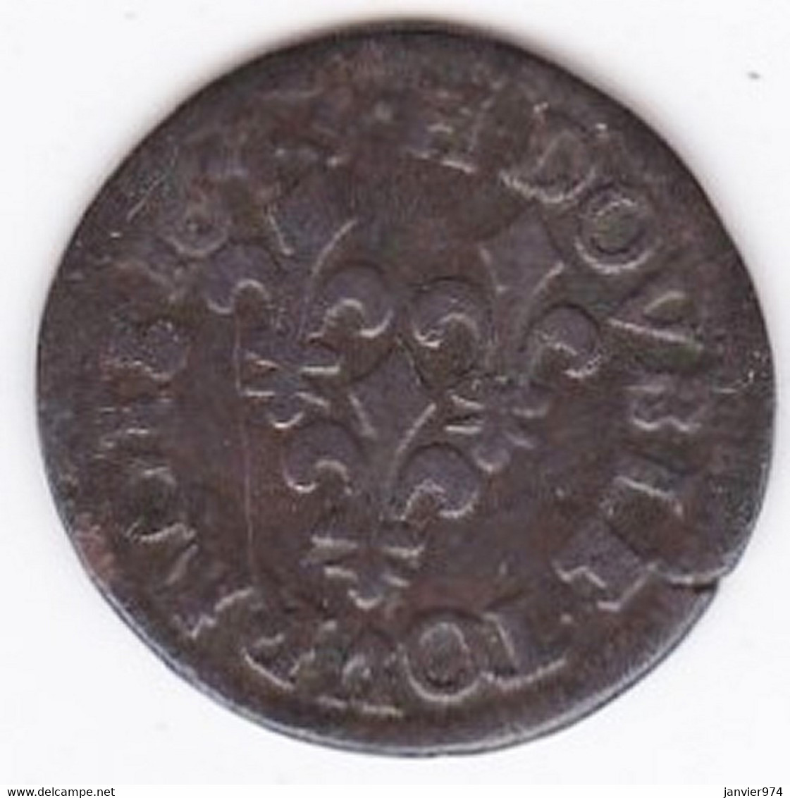 Double Tournois, Type De Warin 1643 H La Rochelle Louis XIII - 1610-1643 Luigi XIII Il Giusto