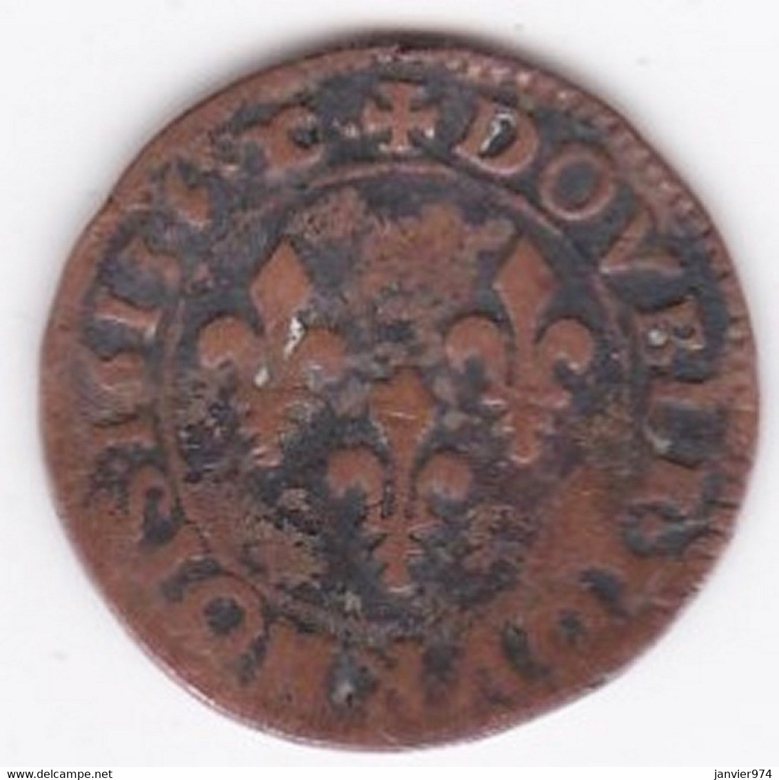 Double Tournois 1613 & Aix-en-Provence Grand Buste Enfantin Louis XIII - 1610-1643 Lodewijk XIII Van Frankrijk De Rechtvaardige