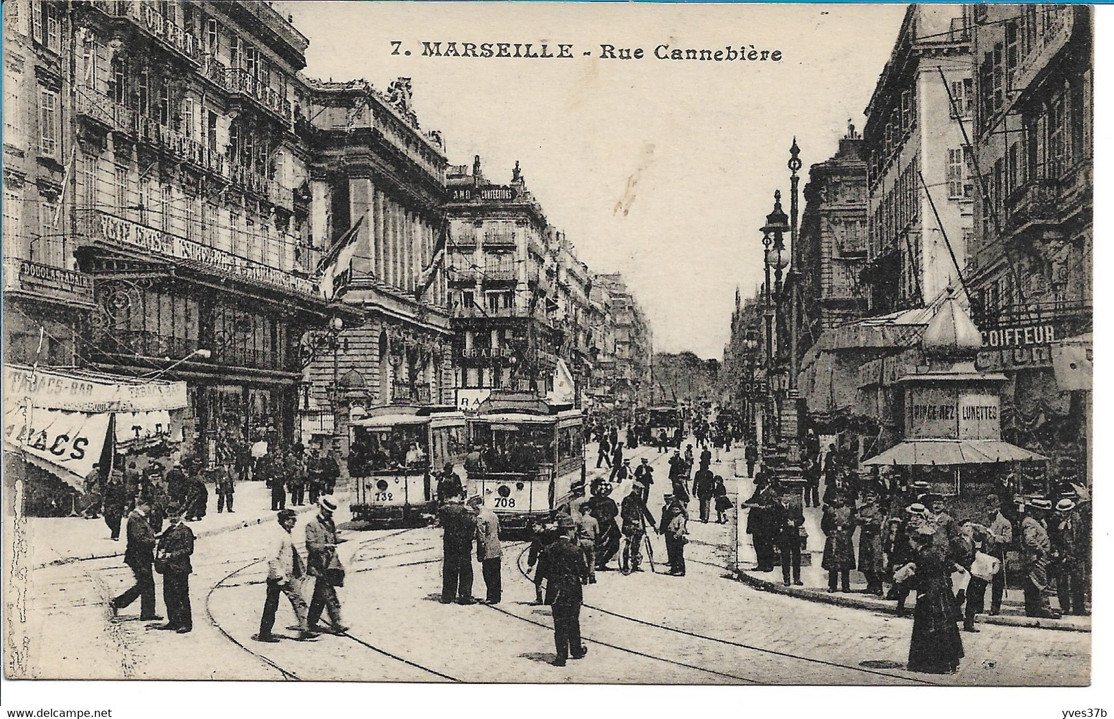 MARSEILLE - Rue Cannebière - Canebière, Centro