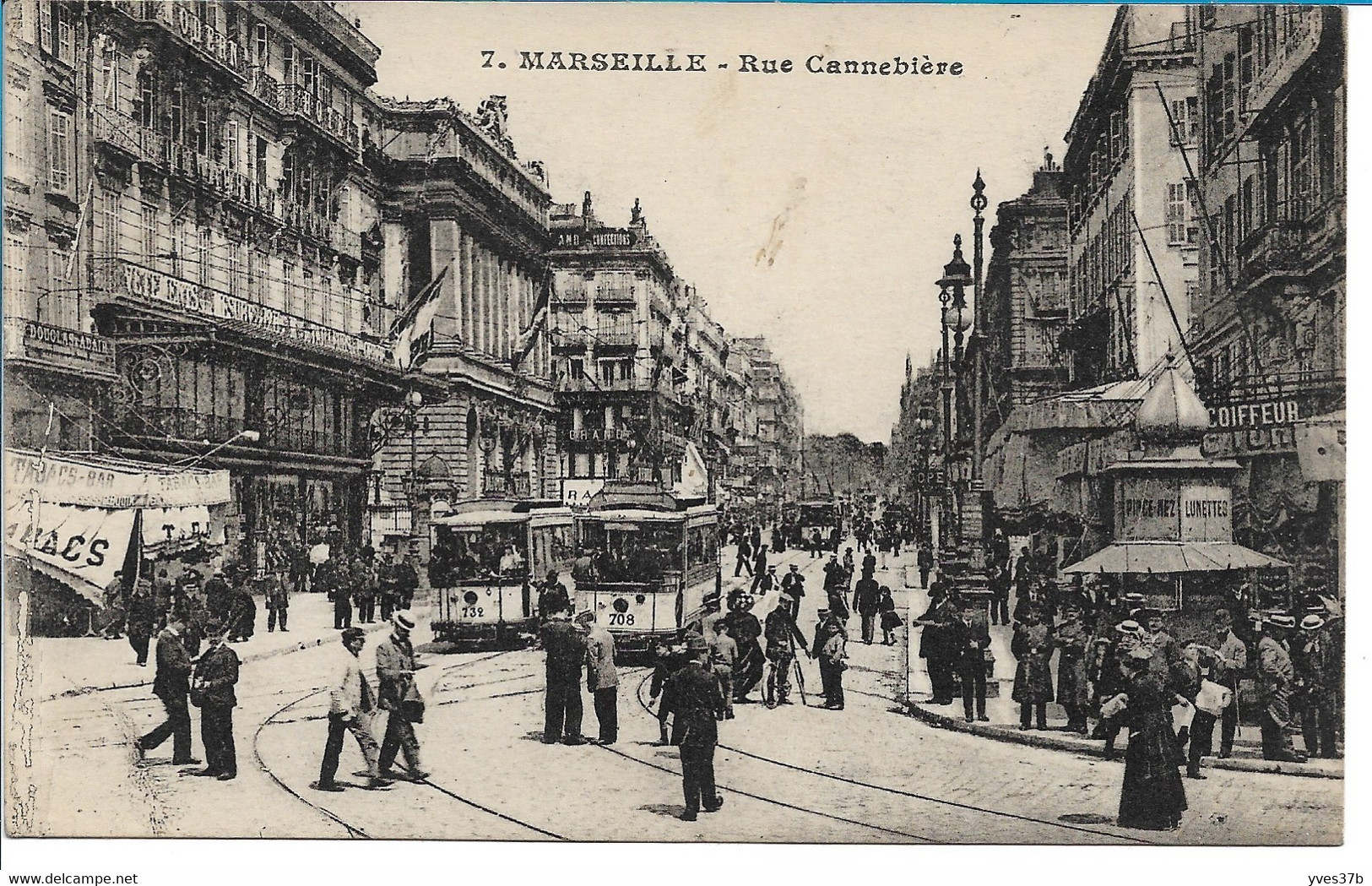 MARSEILLE - Rue Cannebière - Canebière, Centre Ville