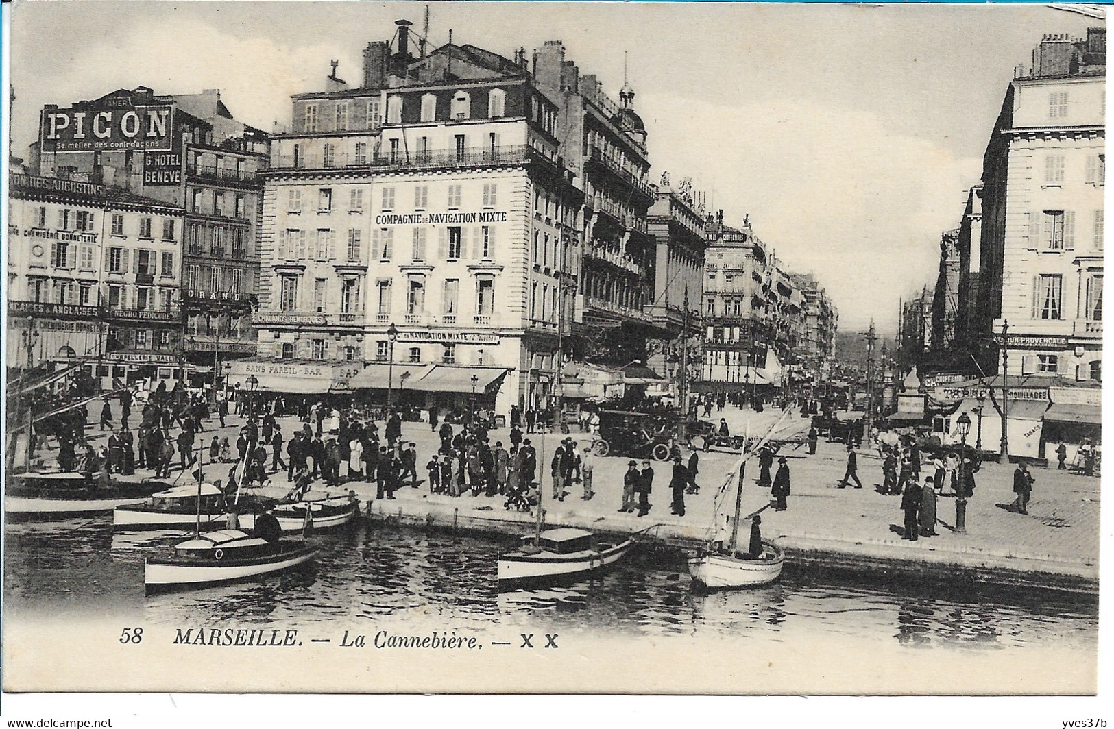 MARSEILLE - La Cannebière - Canebière, Centre Ville