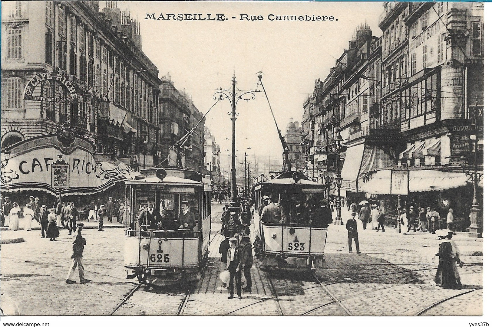 MARSEILLE -Rue Cannebière - Canebière, Centro