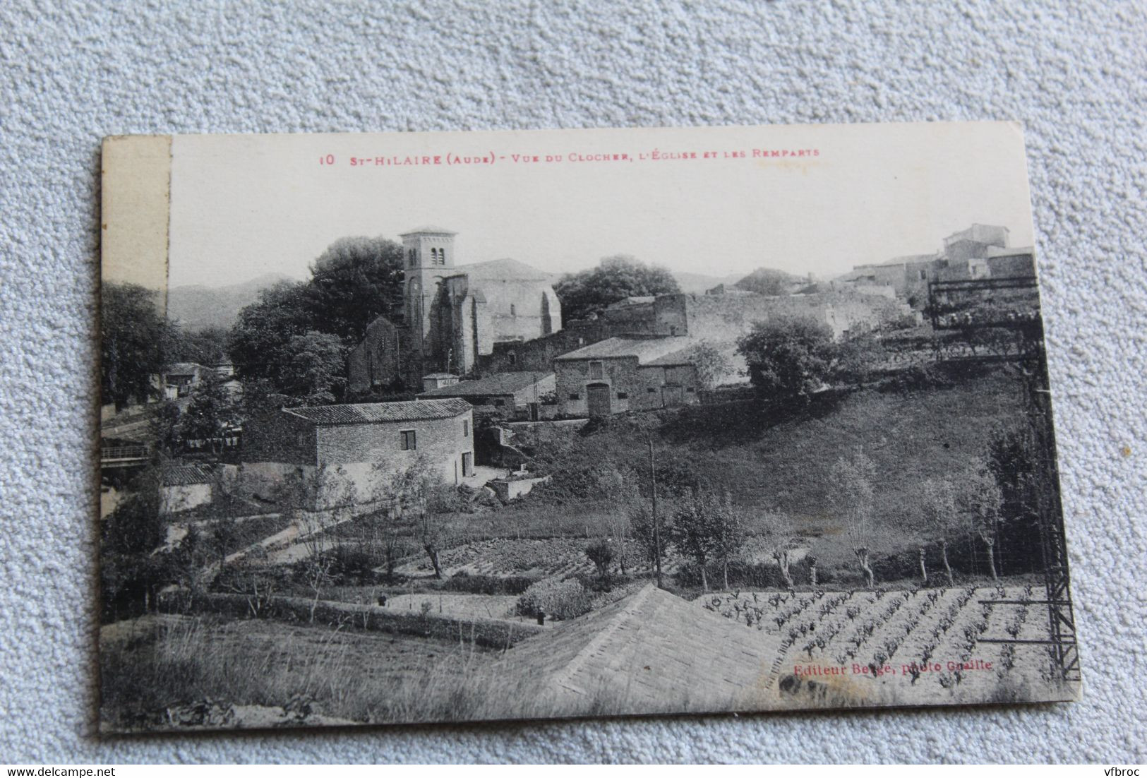 Saint Hilaire, Vue Du Clocher, L'église Et Les Remparts, Aude 11 - Saint Hilaire