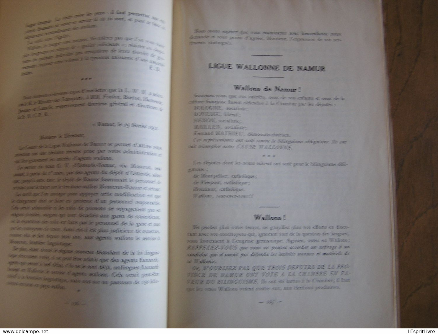 LE GUETTEUR WALLON Février 1932 8 ème Année 103 Régionalisme Mouvement Wallon  Problème Wallo Flamand Ligue Wallonne - Belgique