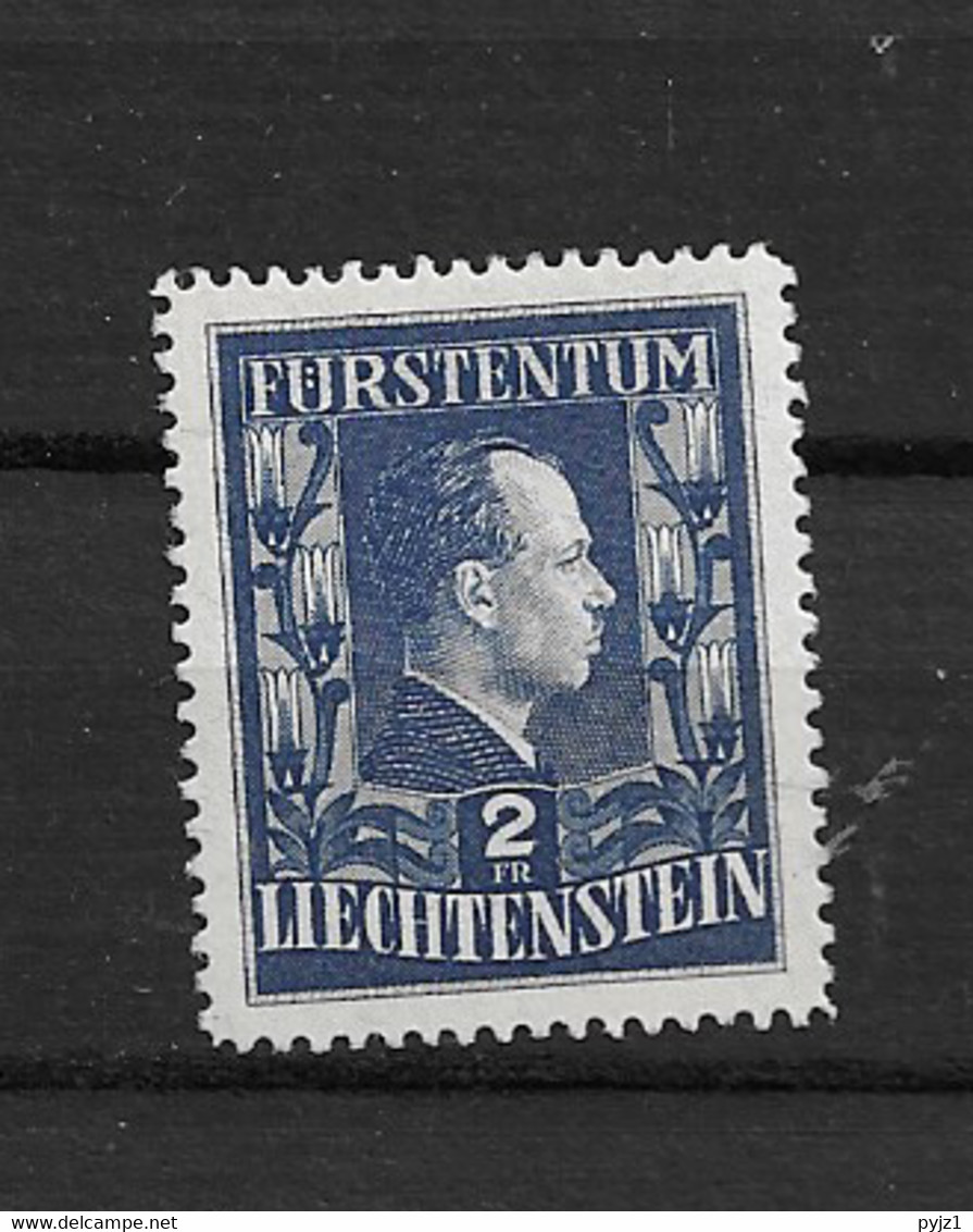 1951 MNH Liechtenstein Mi 304A Perf 12 1/2 : 12  Postfris** - Unused Stamps