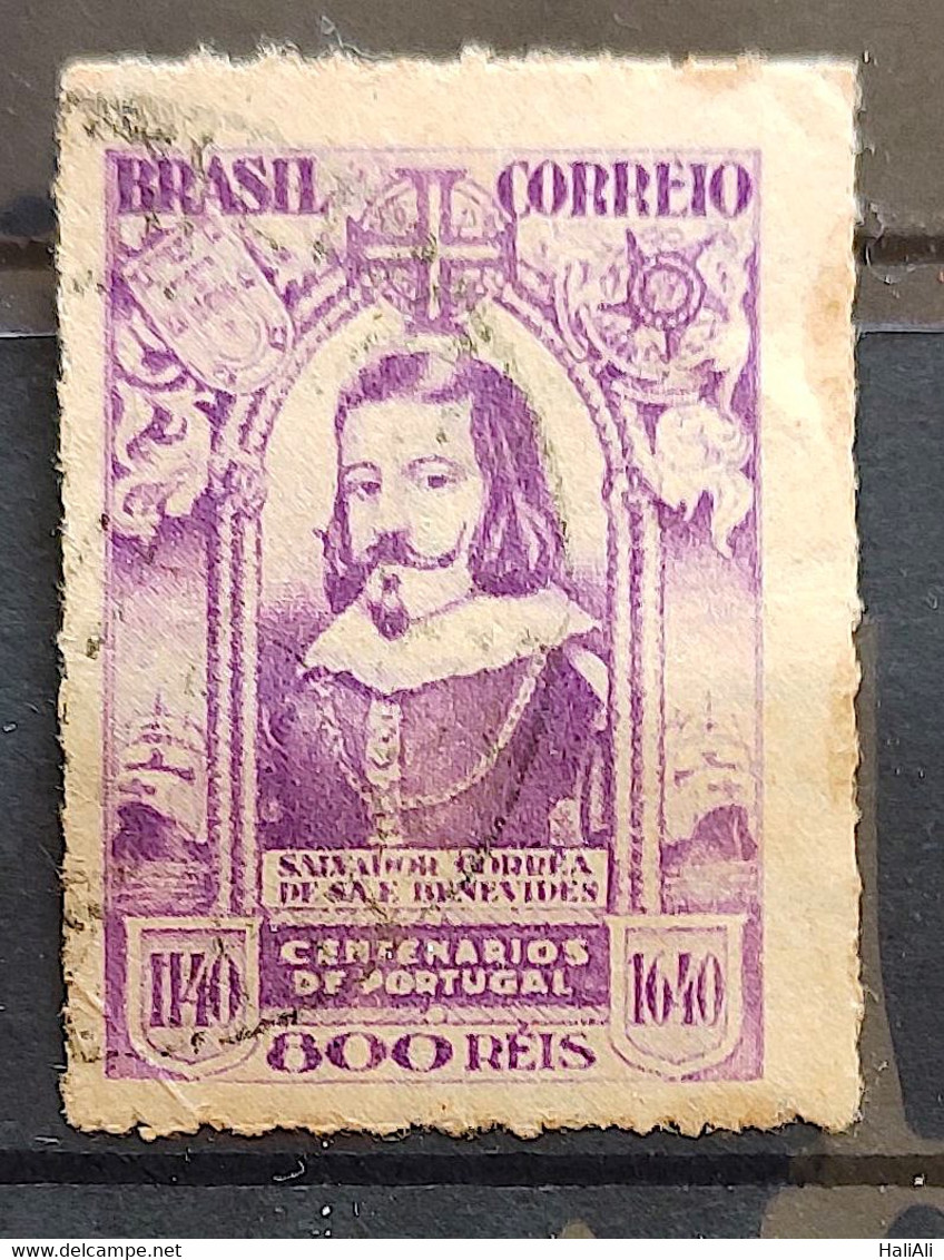 C 166 Brazil Stamp Restoration Of Portugal Salvador Correa De Sa And Benevides 1940 3 Circulated - Other & Unclassified