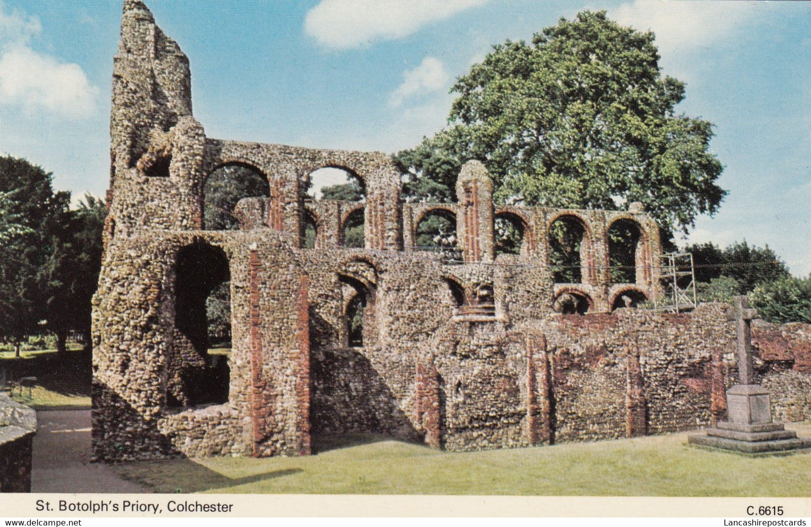 Postcard St Botolph's Priory Colchester My Ref B14321 - Colchester