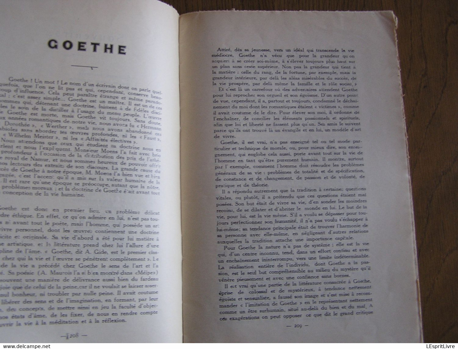 LE GUETTEUR WALLON Juillet Août 1932 8 ème Année 108 109 Régionalisme Folklore Goethe Révolution Compagnie Dinant 1830 - Belgique