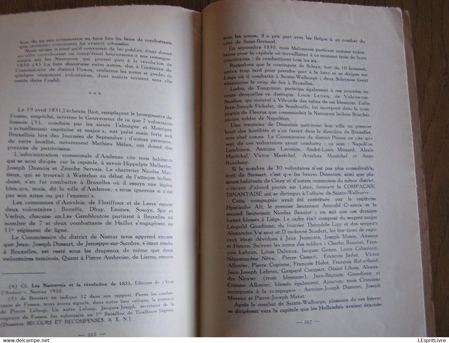 LE GUETTEUR WALLON Juillet Août 1932 8 ème Année 108 109 Régionalisme Folklore Goethe Révolution Compagnie Dinant 1830 - Belgique