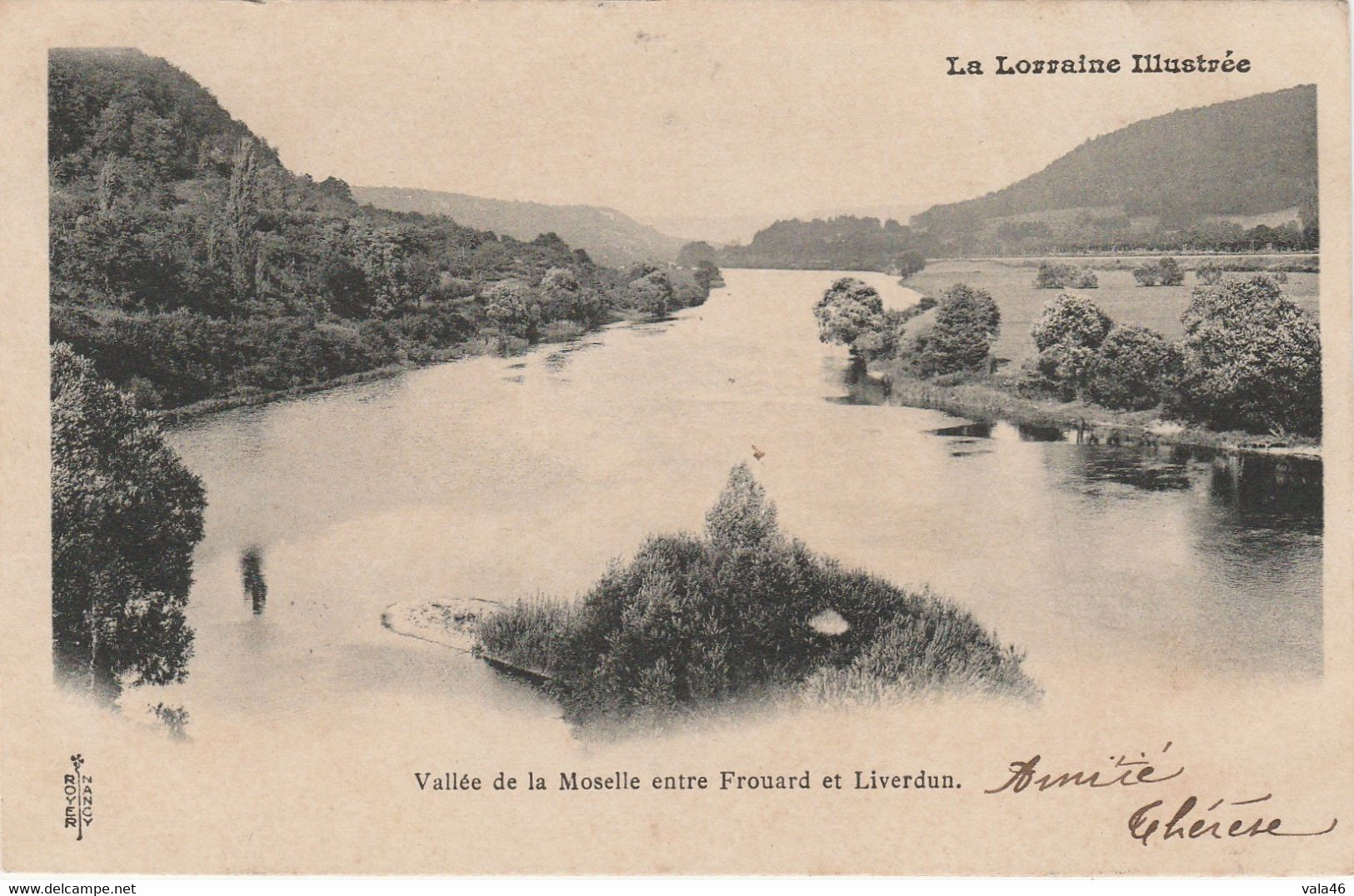 FROUARD  54  MEURTHE ET MOSELLE - CPA  LA VALLEE DE LA MOSELLE - Frouard