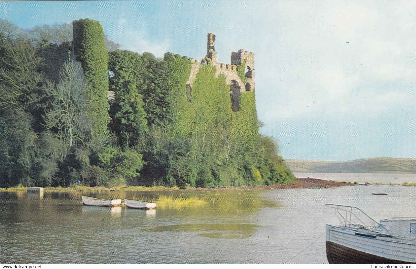 Postcard Laugharne Castle My Ref B14322 - Carmarthenshire