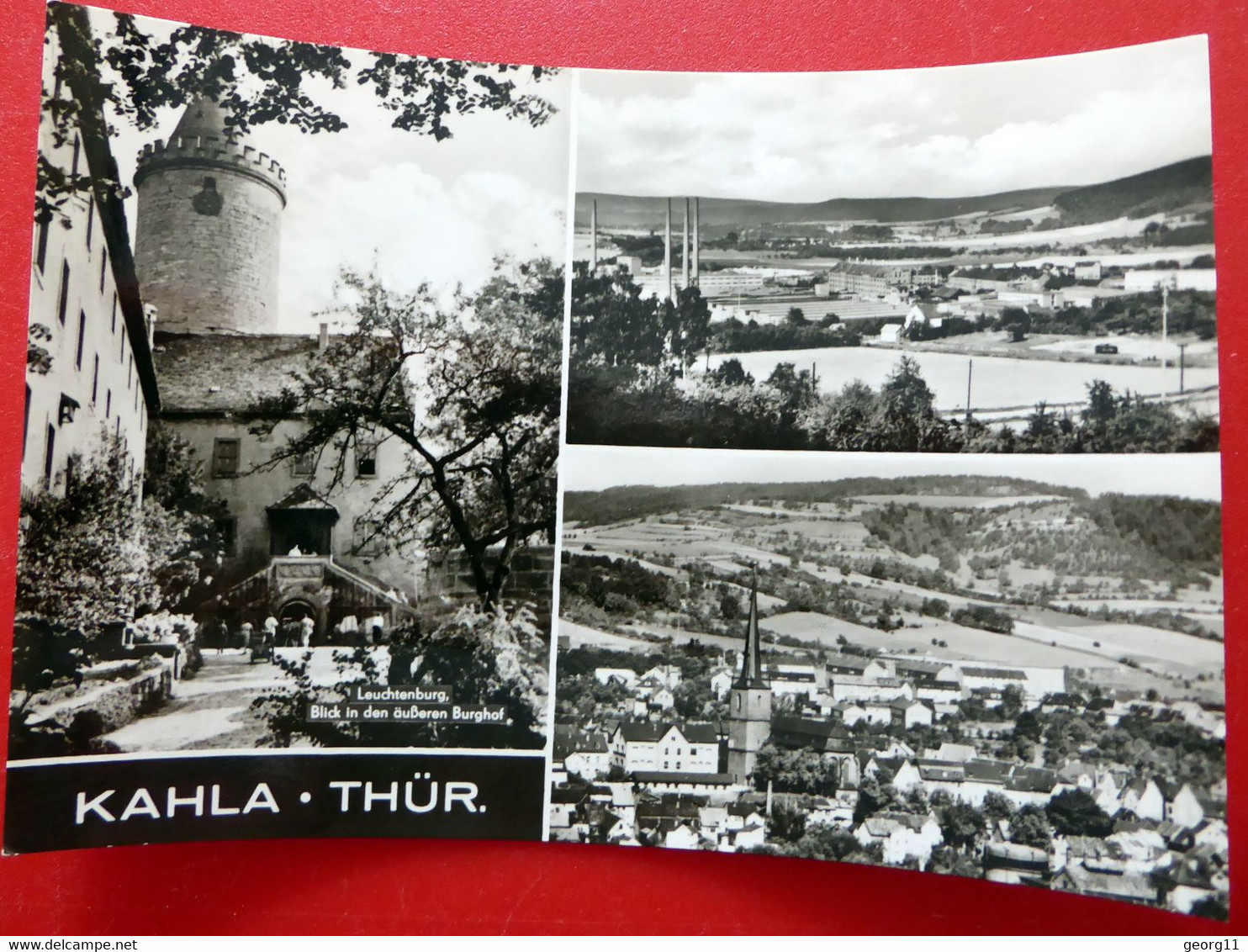 Kahla - Leuchtenburg - Echt Foto - DDR 1972 - Thüringen - Kahla