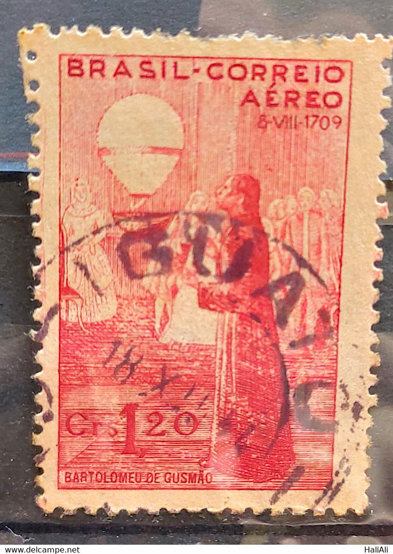 A 57 Brazil Stamp Air Bartolomeu De Gusmao Priest Religion 1944 1 Circulated - Autres & Non Classés