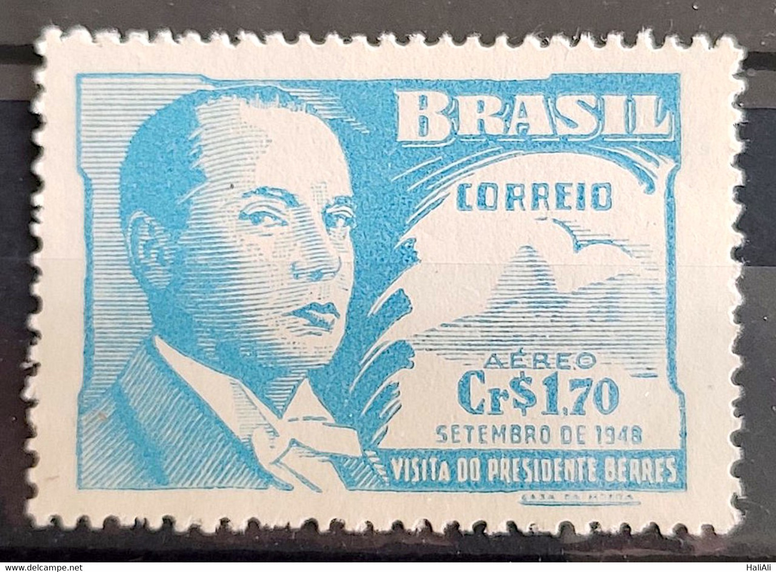 A 68 Brazil Stamp Air President Battle Berres Do Uruguay 1948 3 - Autres & Non Classés