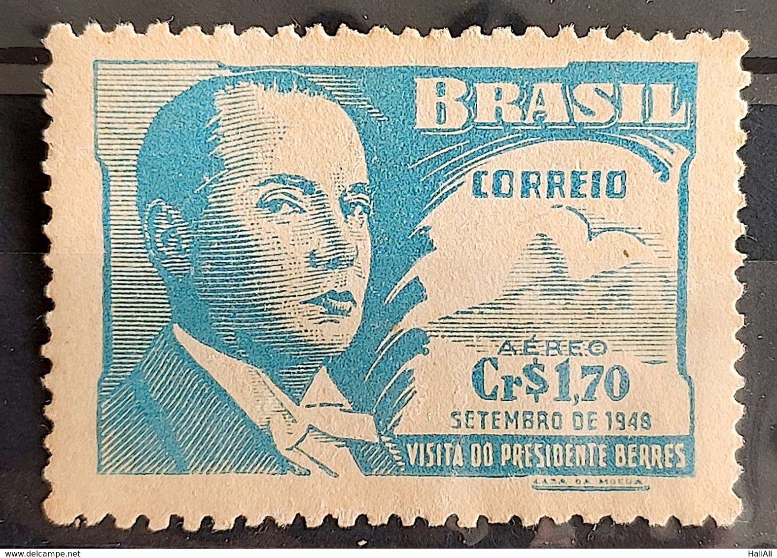 A 68 Brazil Stamp Air President Battle Berres Do Uruguay 1948 5 - Other & Unclassified