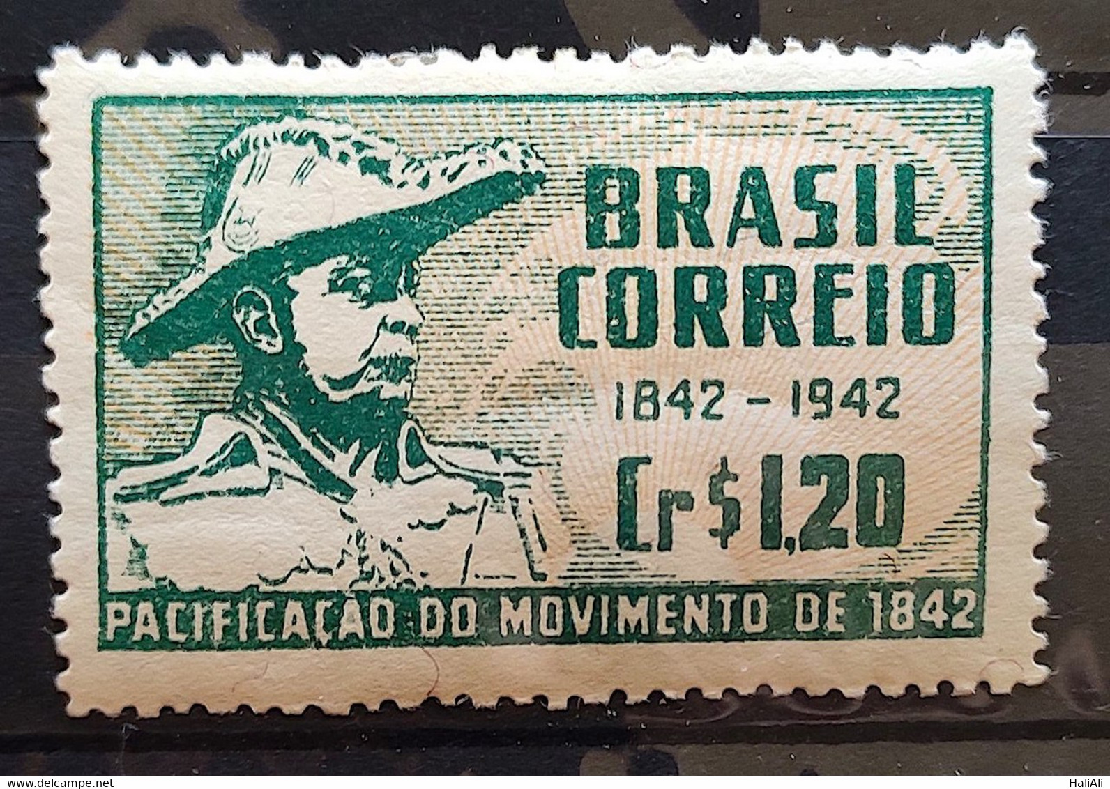 C 190 Brazil Stamp Movement Peace Duque De Caxias Hat 1944 2 - Otros & Sin Clasificación