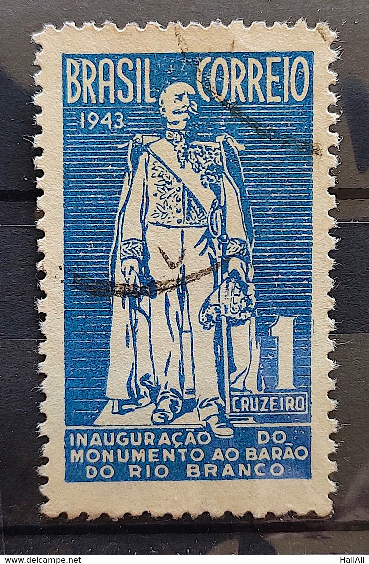 C 191 Brazil Stamp Monument Barao Do Rio Branco Diplomacy Rights 1944 2 Circulated - Other & Unclassified