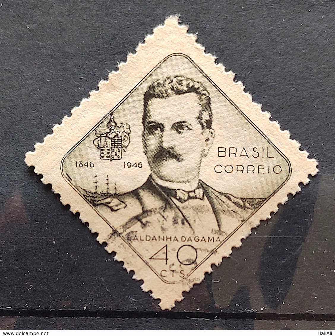 C 212 Brazil Stamp Admiral Saldanha Da Gama Militar 1946 2 Circulated - Andere & Zonder Classificatie