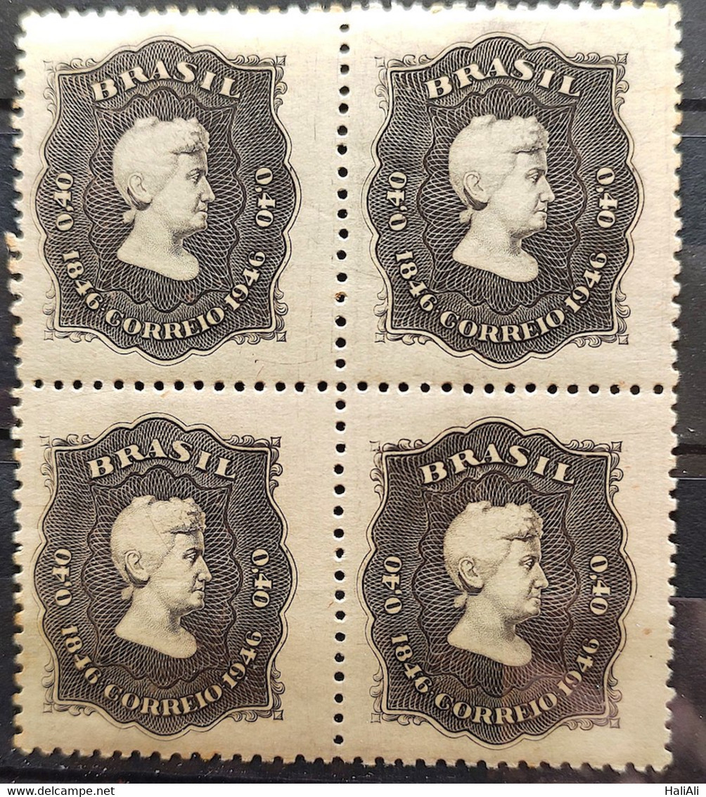 C 214 Brazil Stamp Princess Isabel Monarchy 1946 6 Block Of 4 - Other & Unclassified