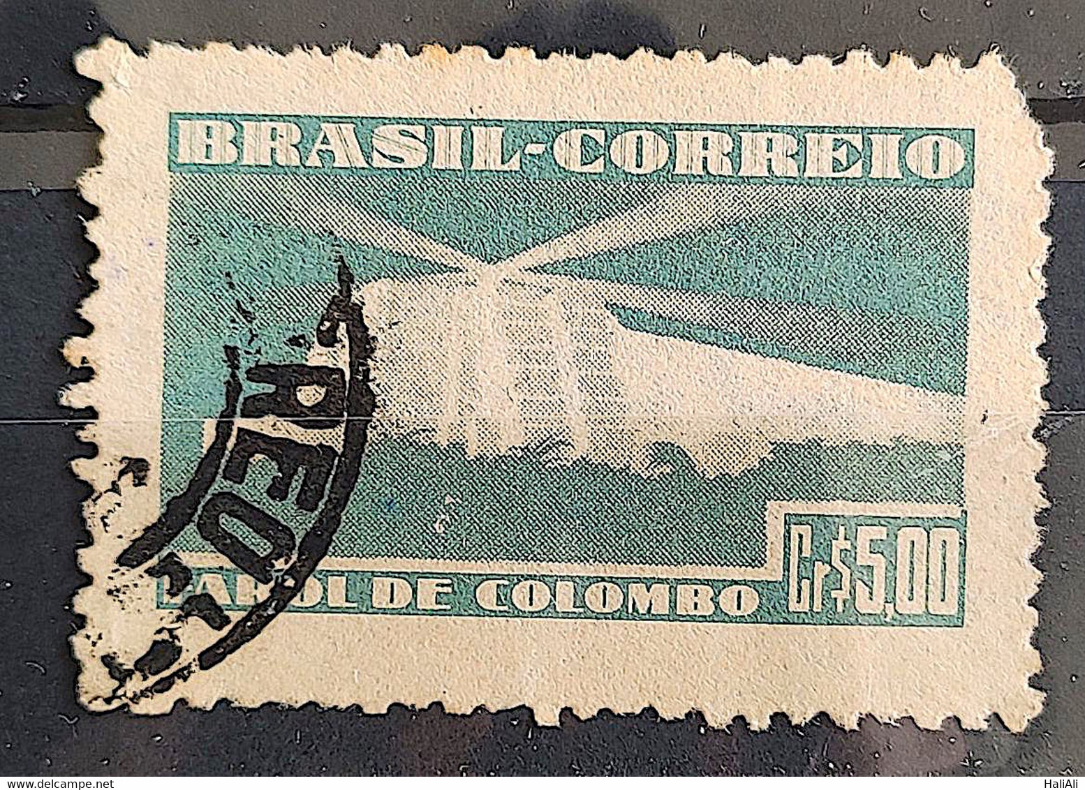 C 222 Brazil Stamp Pro Construction Lighthouse Colombo 1946 Circulated 3 - Andere & Zonder Classificatie