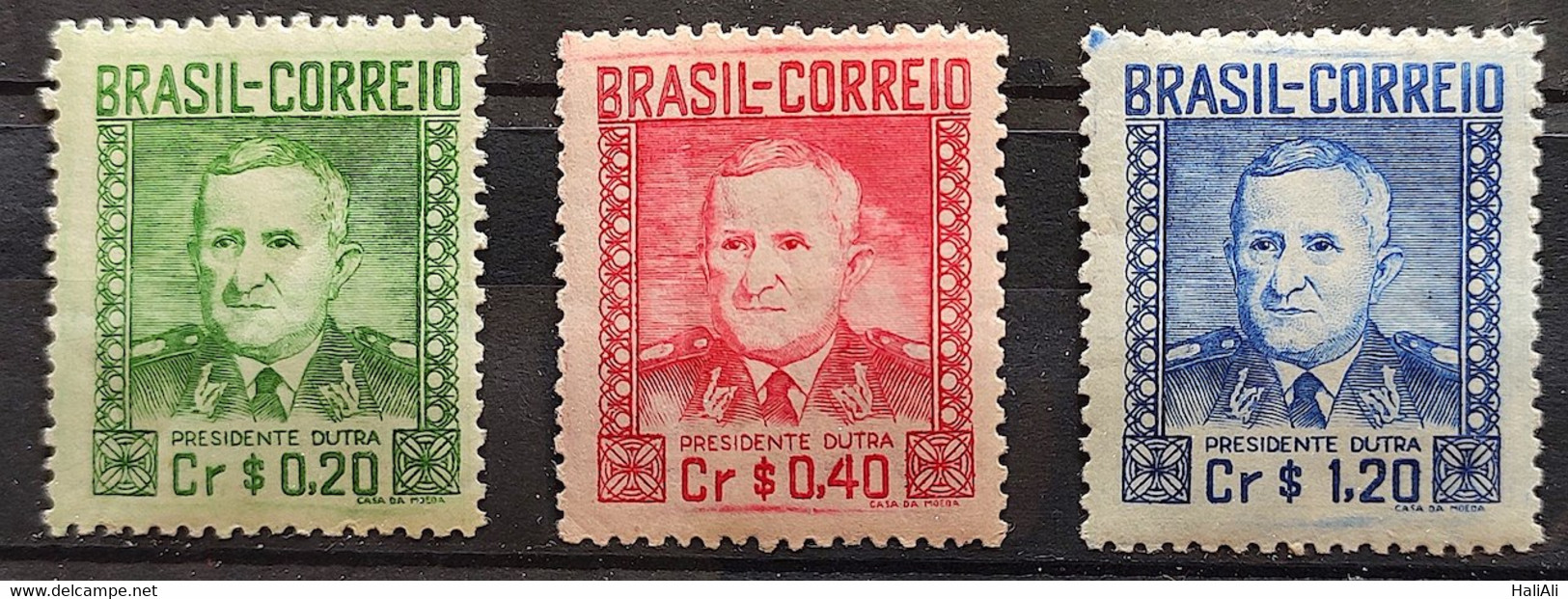 C 231 Brazil Stamp President Militar Eurico Gaspar Dutra 1947 1 - Andere & Zonder Classificatie
