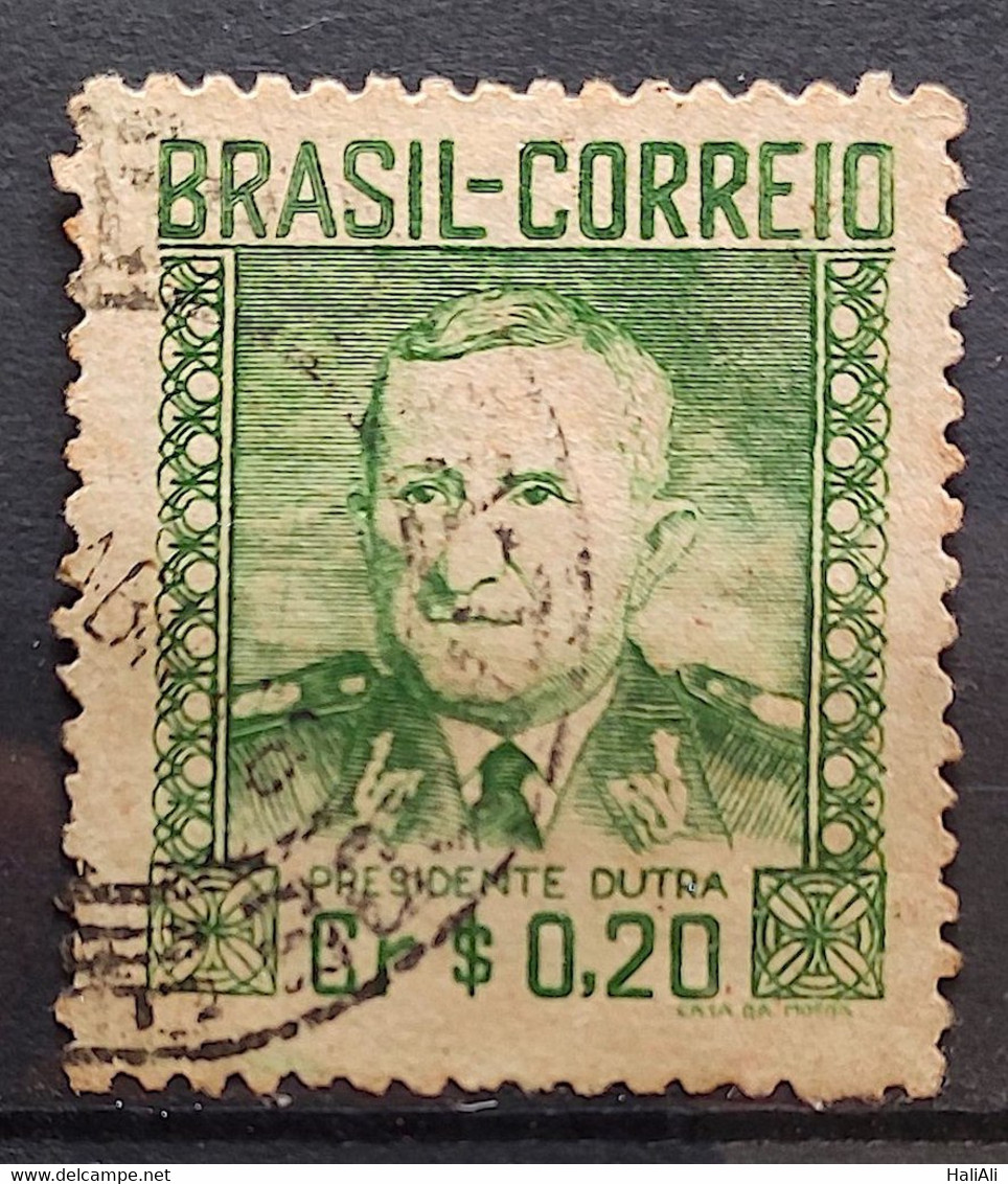 C 231 Brazil Stamp President Militar Eurico Gaspar Dutra 1947 3 Circulated - Andere & Zonder Classificatie