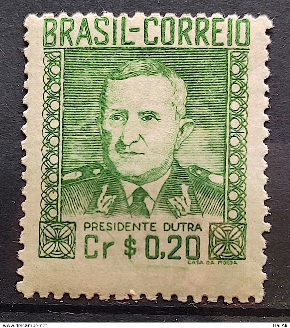 C 231 Brazil Stamp President Militar Eurico Gaspar Dutra 1947 4 - Andere & Zonder Classificatie