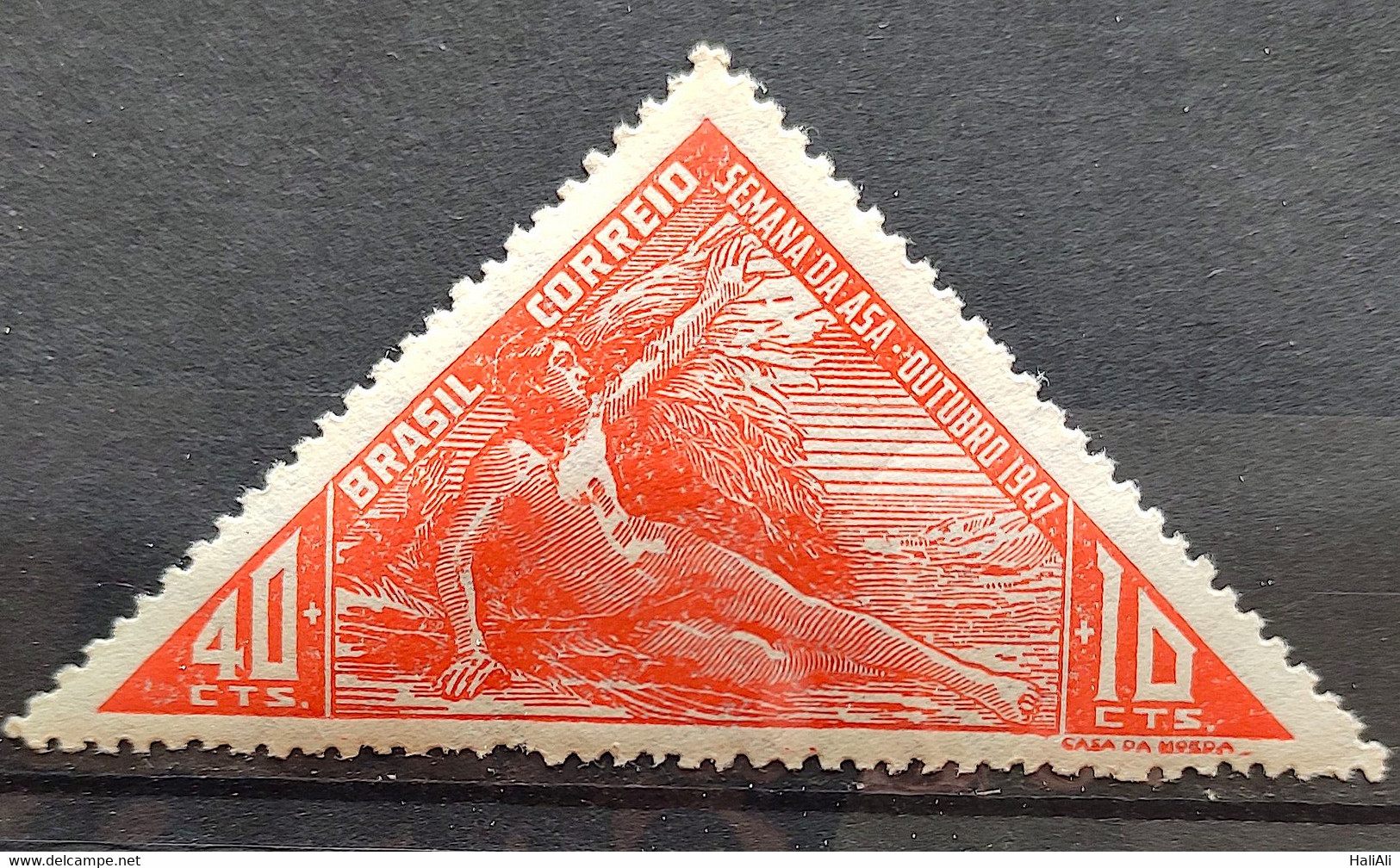 C 235 Brazil Stamp Wing Week Icarus Aviation Airplane 1947 1 - Sonstige & Ohne Zuordnung