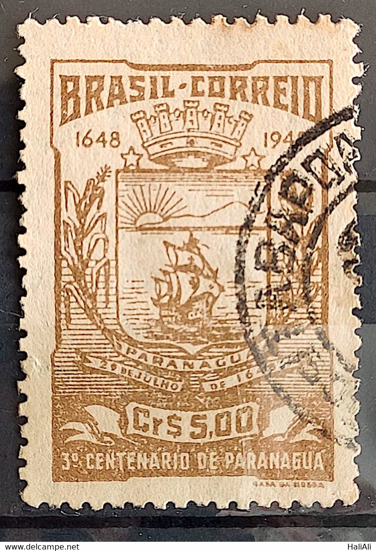 C 238 Brazil Stamp Tercentenary Paranagua Ship 1948 2 Circulated - Other & Unclassified